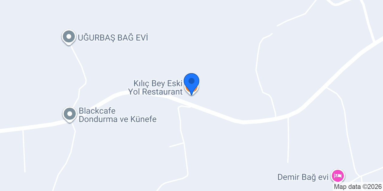 Kılıç Bey Eski Yol Restaurant konumu
