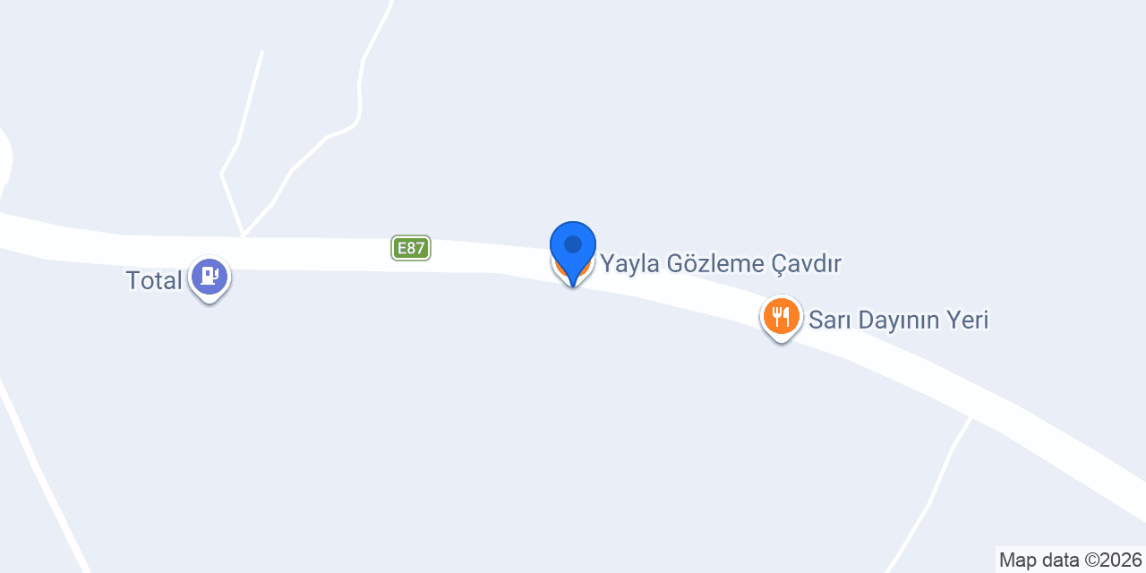 Yayla Gözleme Çavdır konumu
