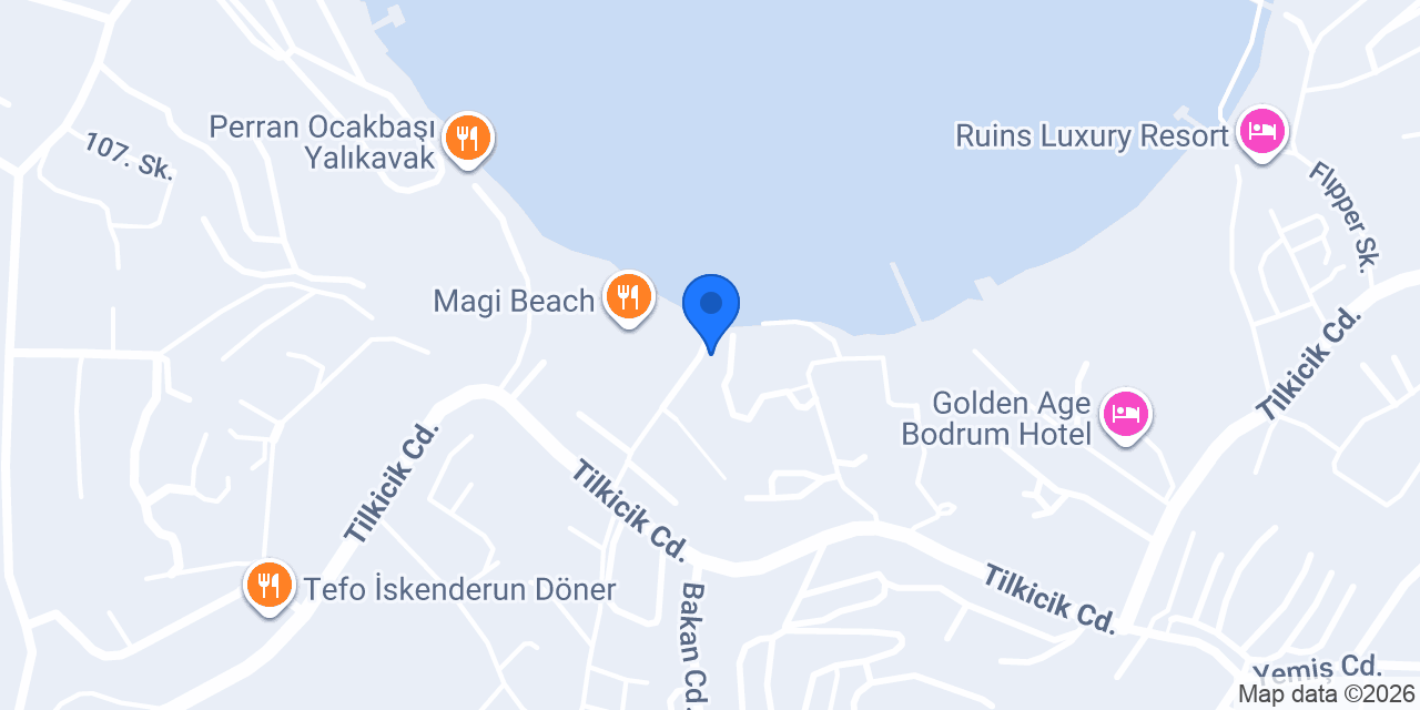 Ginger Bodrum konumu
