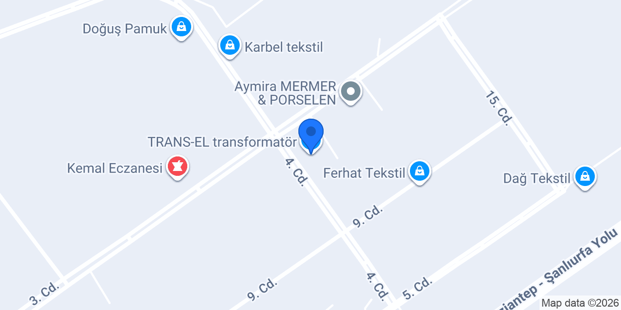 TRANS-EL transformatör konumu