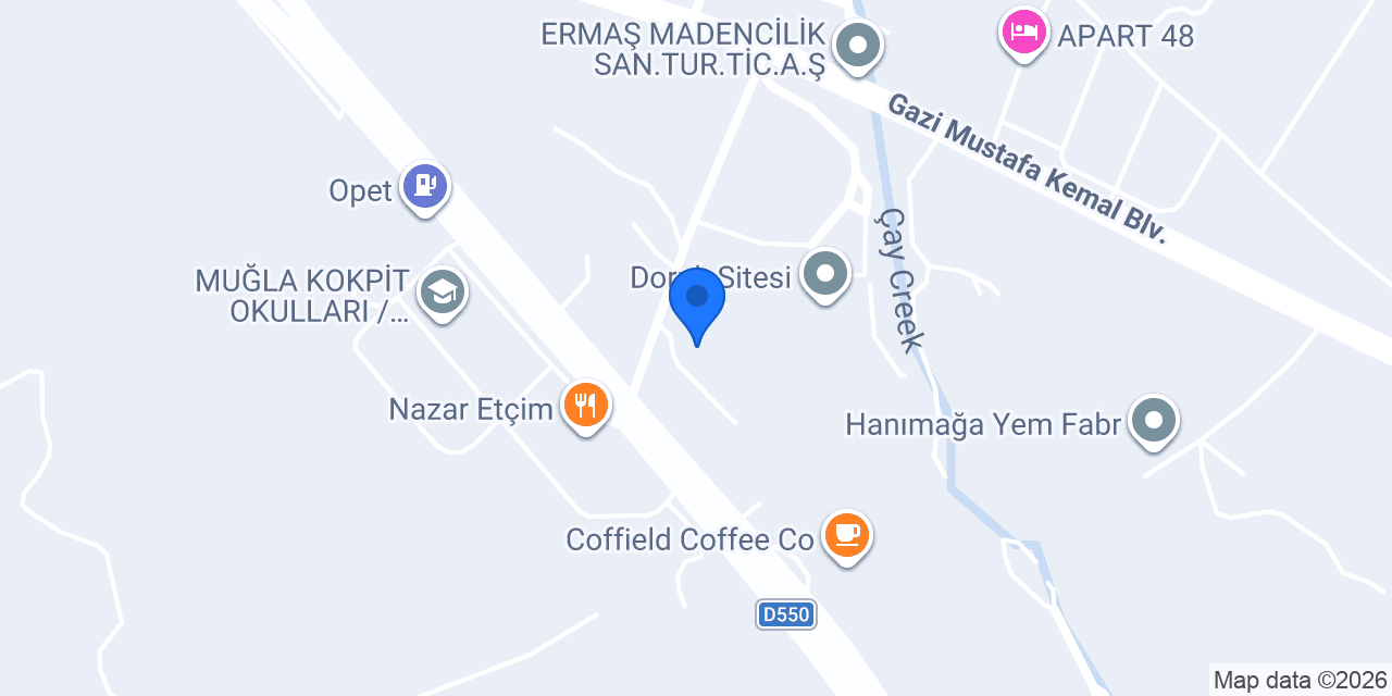 Muğla Petek konumu