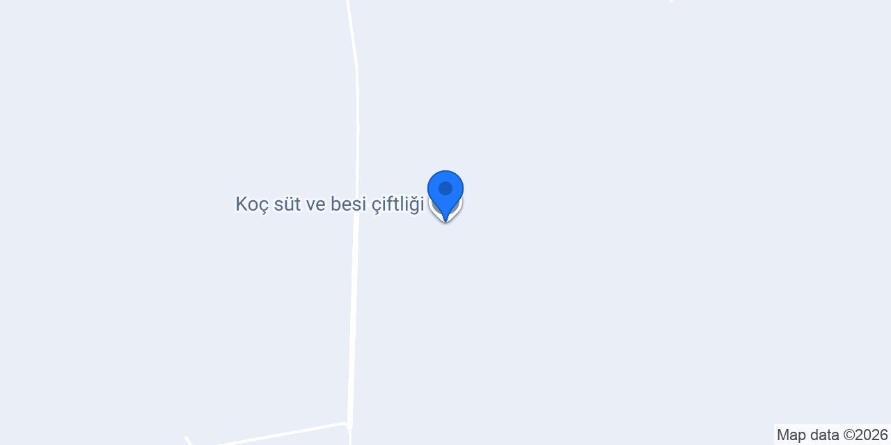 Koç süt ve besi çiftliği konumu