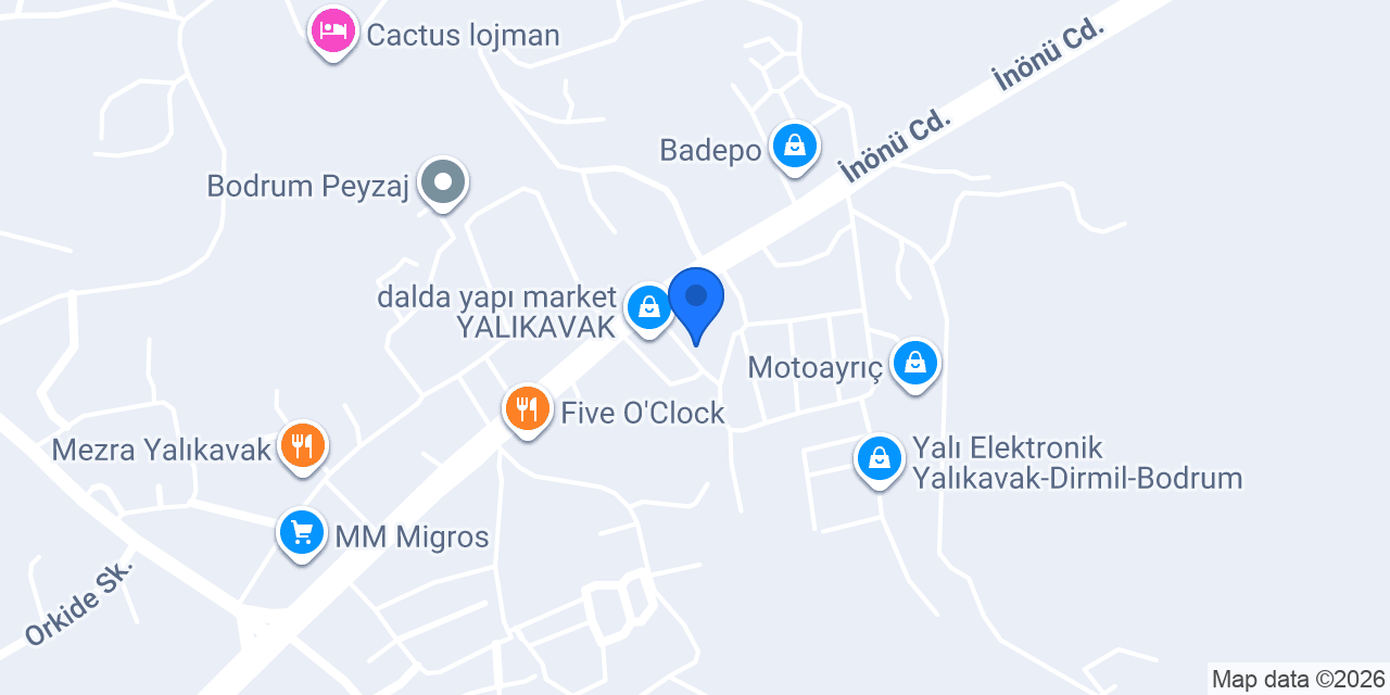 Yılmaz Oto Kaporta Boya konumu