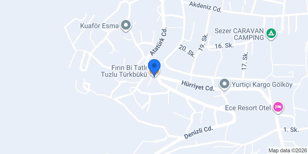 Fırın Bi Tatlı Tuzlu Türkbükü konumu