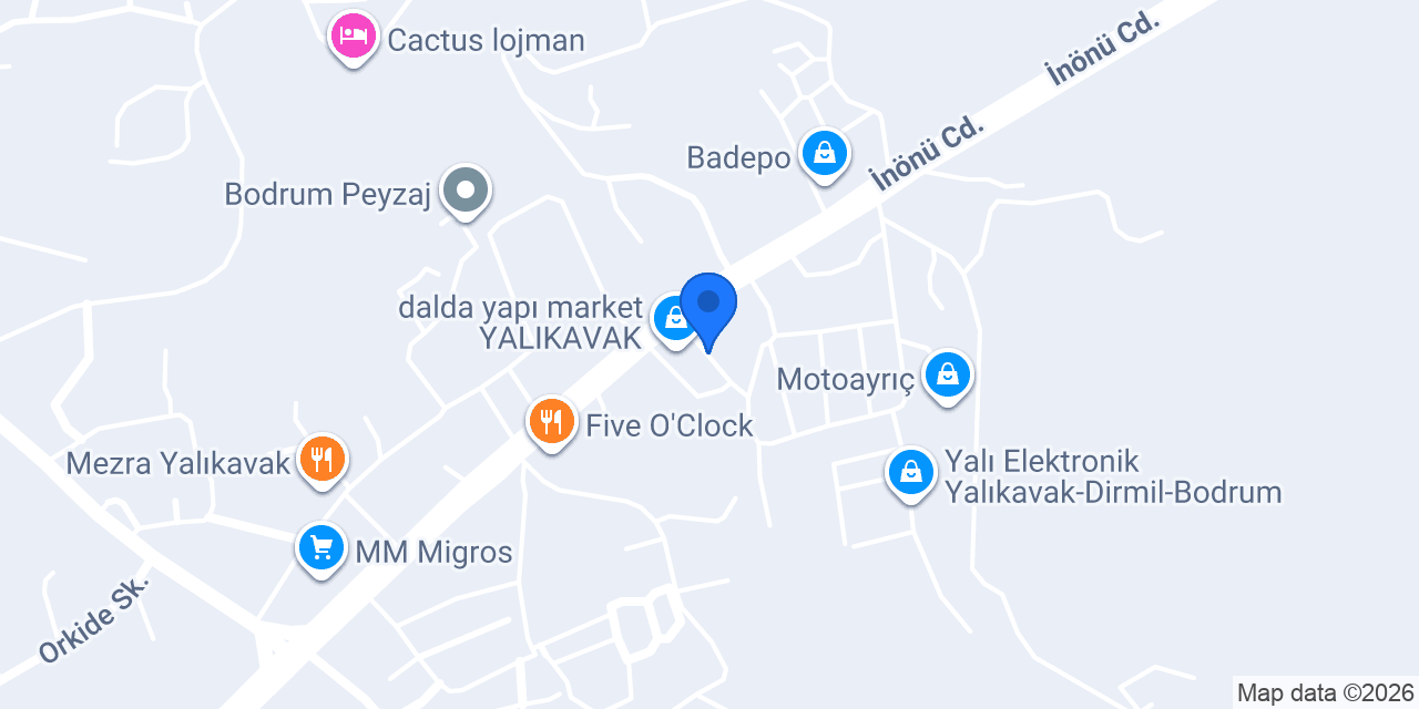 Bodrum Tostlar Meclisi konumu