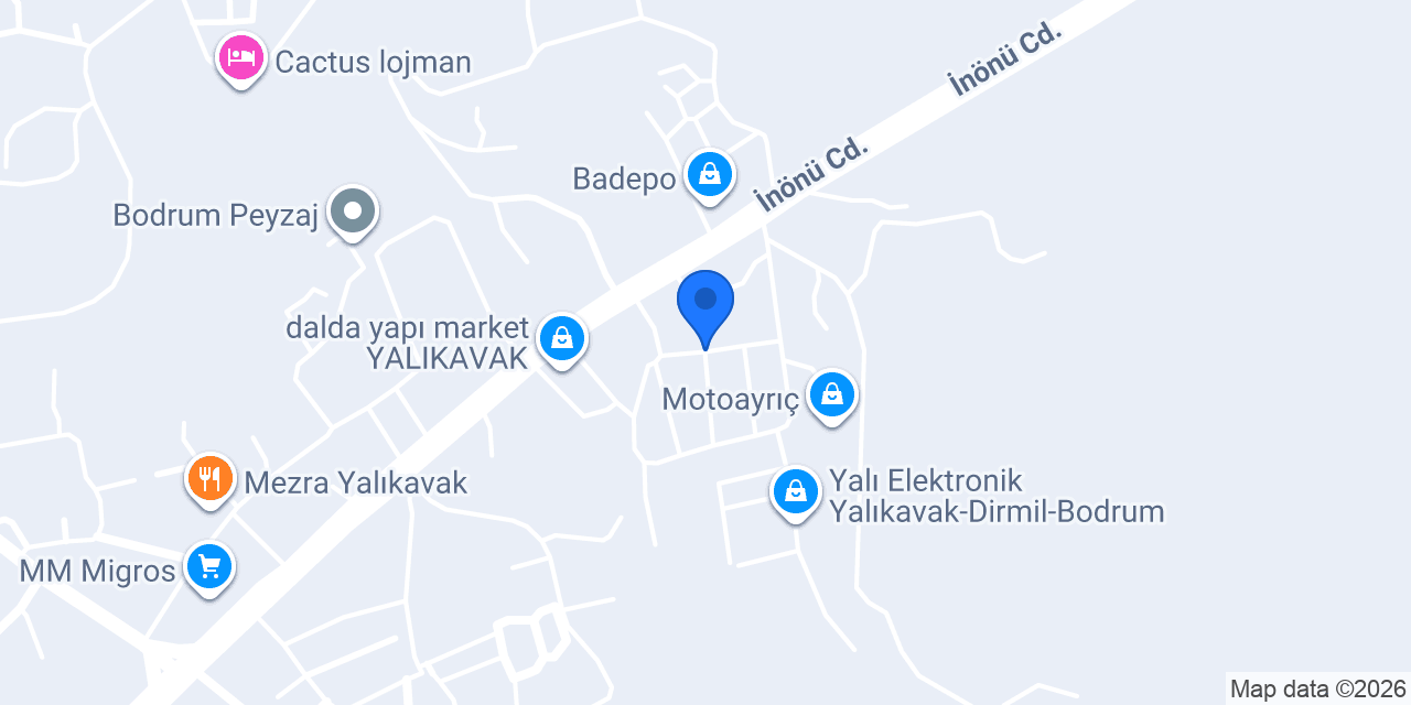 Bodrum İlaçlama firması konumu