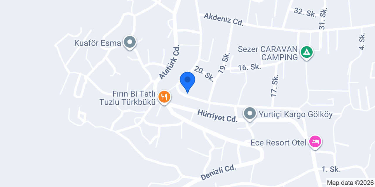 Nur Ekmek Unlu Mamulleri konumu