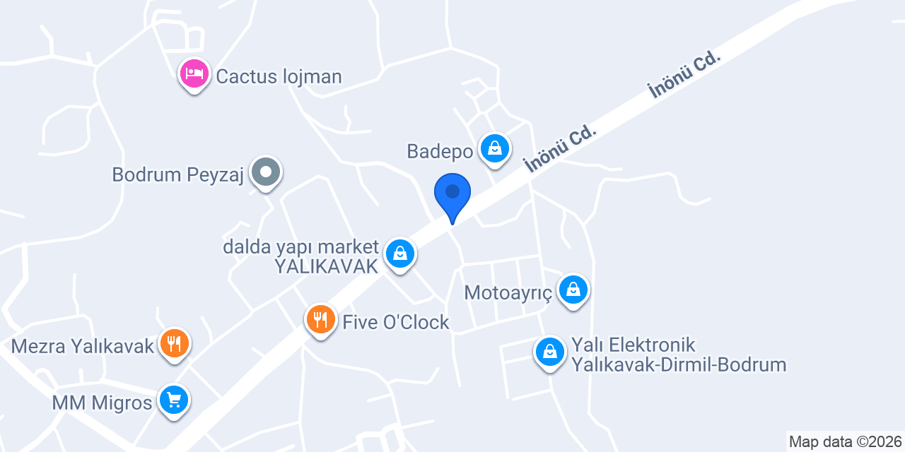 Gündoğan Yalıkavak elektrikçi konumu