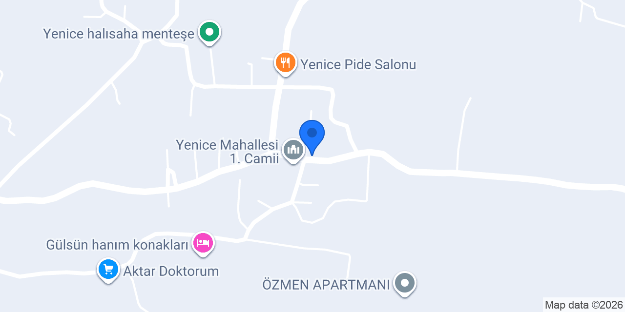 Fahrettin Eren Yenice konumu