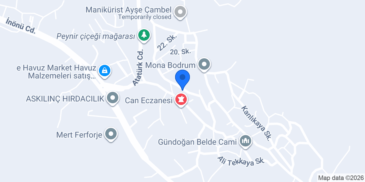 Motorcu Ali Usta konumu