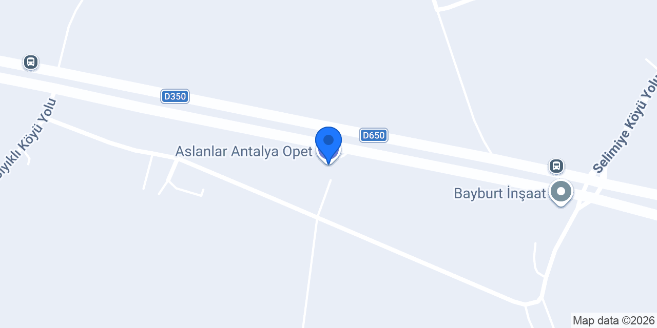 Aslanlar Antalya Opet konumu
