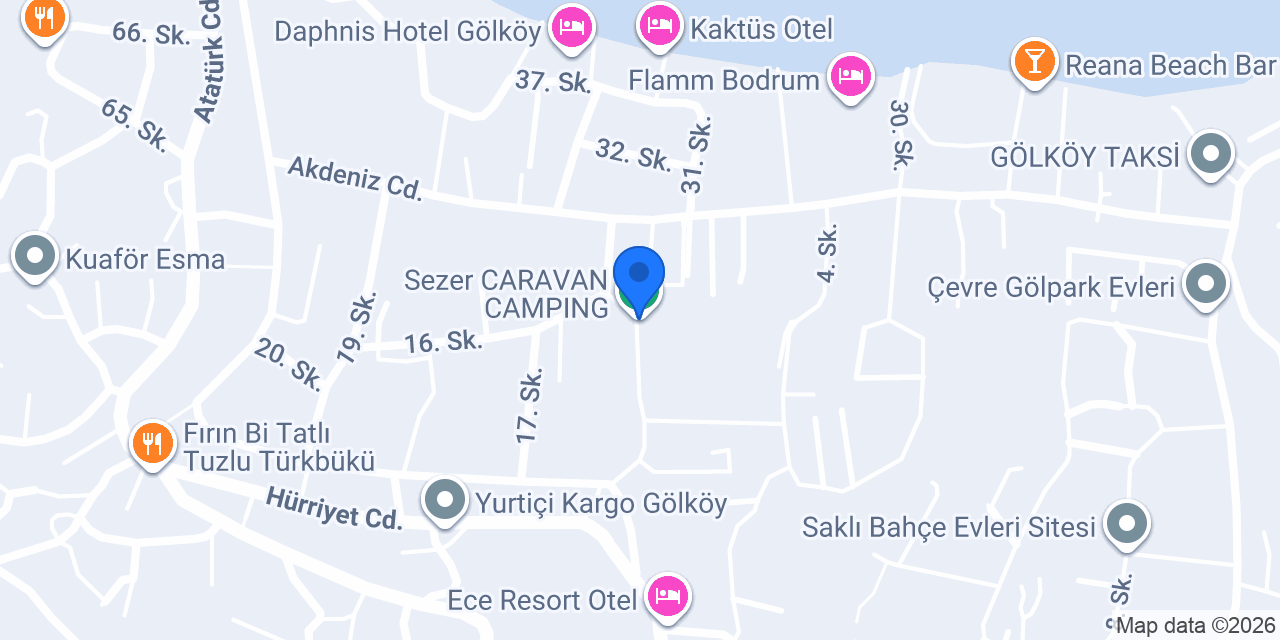 Sezer CARAVAN CAMPING konumu