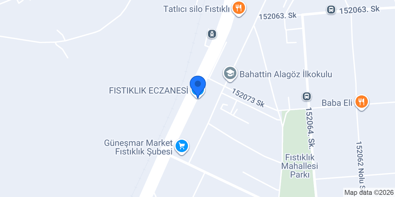 FISTIKLIK ECZANESİ konumu