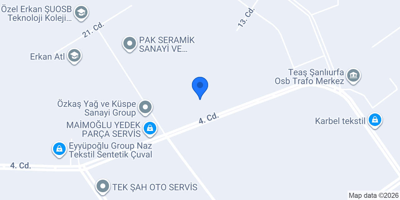 Çadırcı Tekstil Yağ konumu