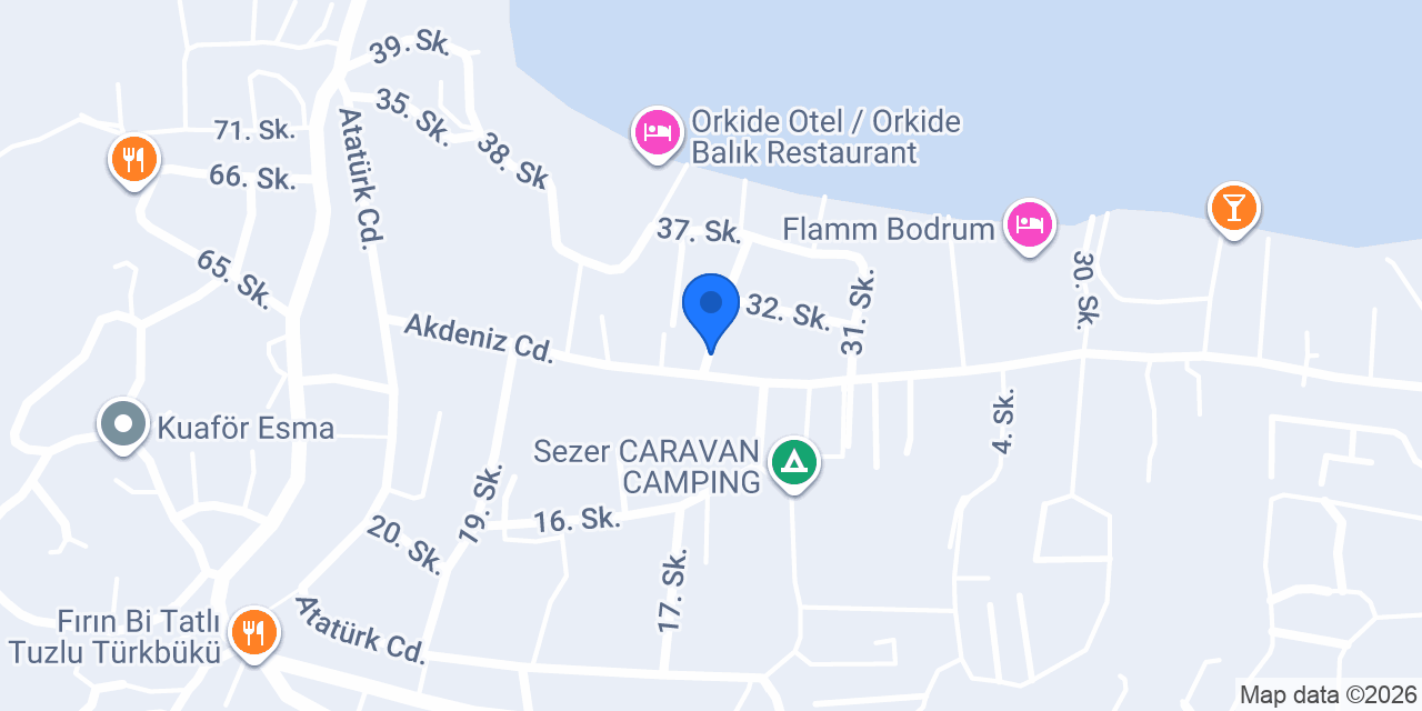 Melek cafe konumu