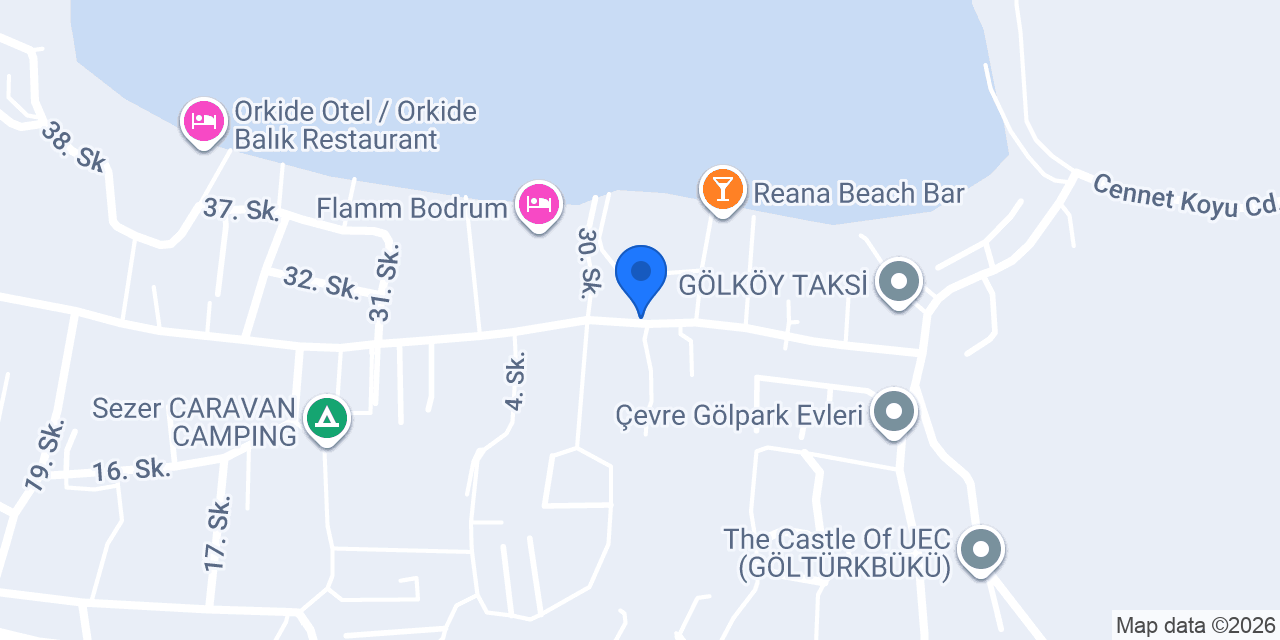 Babana Hotel konumu