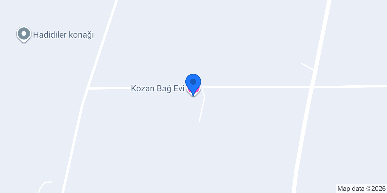 Kozan Bağ Evi konumu