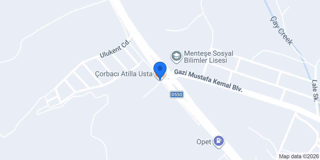 Çorbacı Atilla Usta konumu