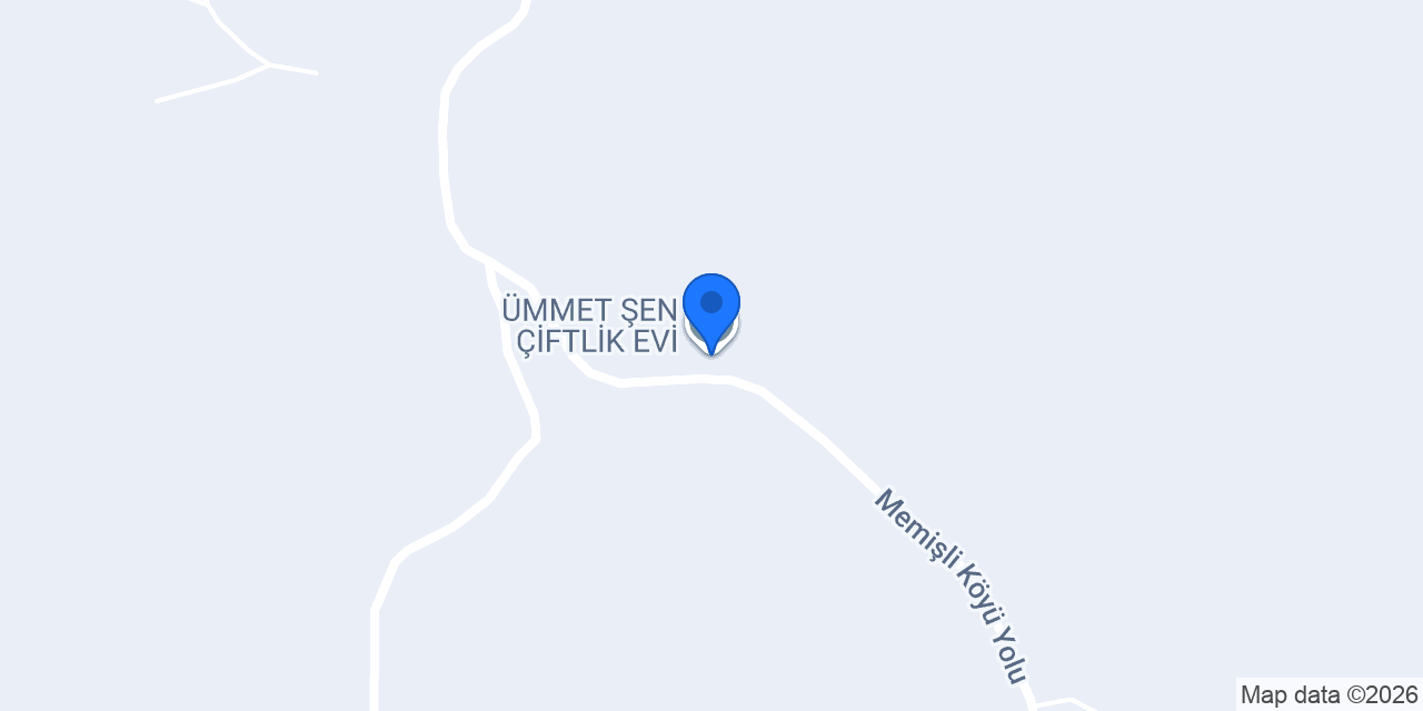 ÜMMET ŞEN ÇİFTLİK EVİ konumu
