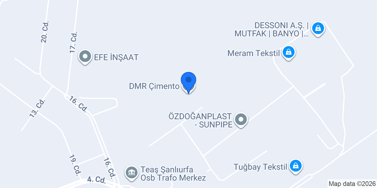 DMR Çimento konumu