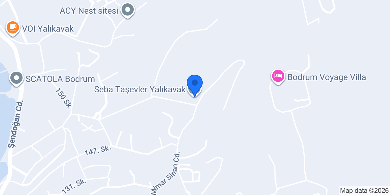 Seba Taşevler Yalıkavak konumu