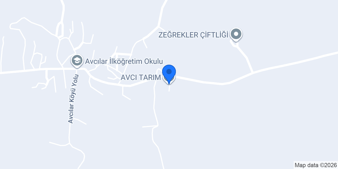 AVCI TARIM konumu