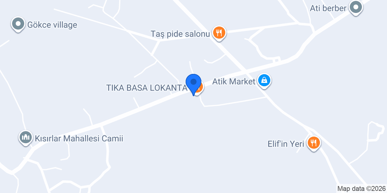 TIKA BASA LOKANTA konumu