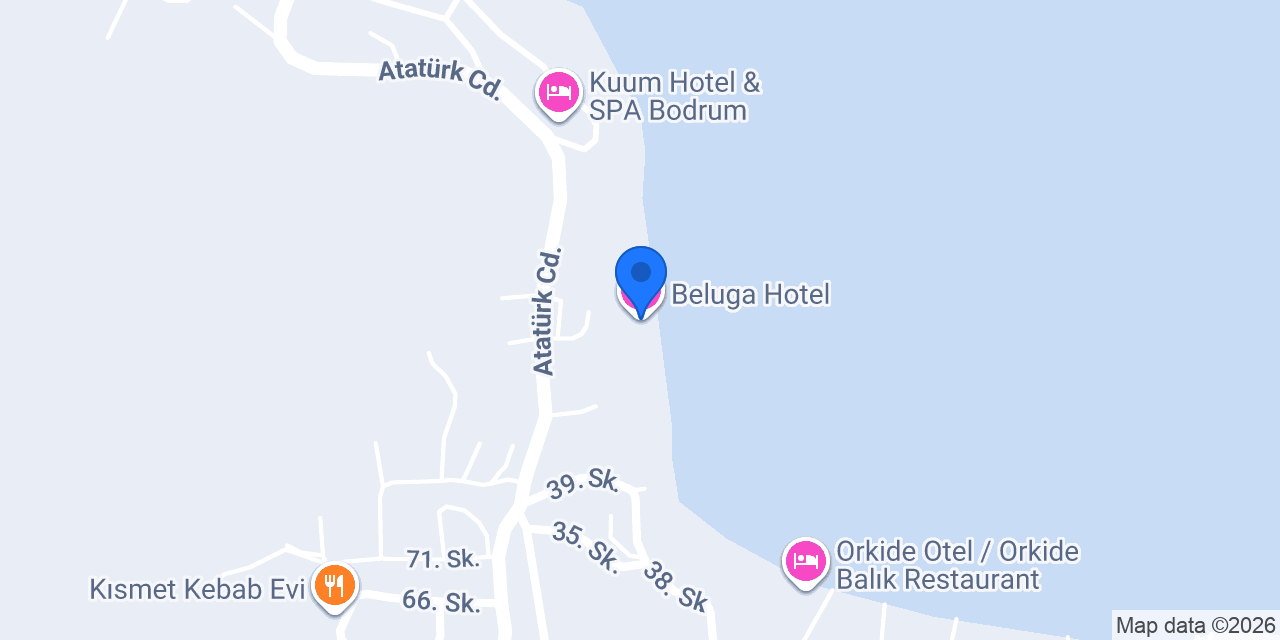 Beluga Hotel konumu
