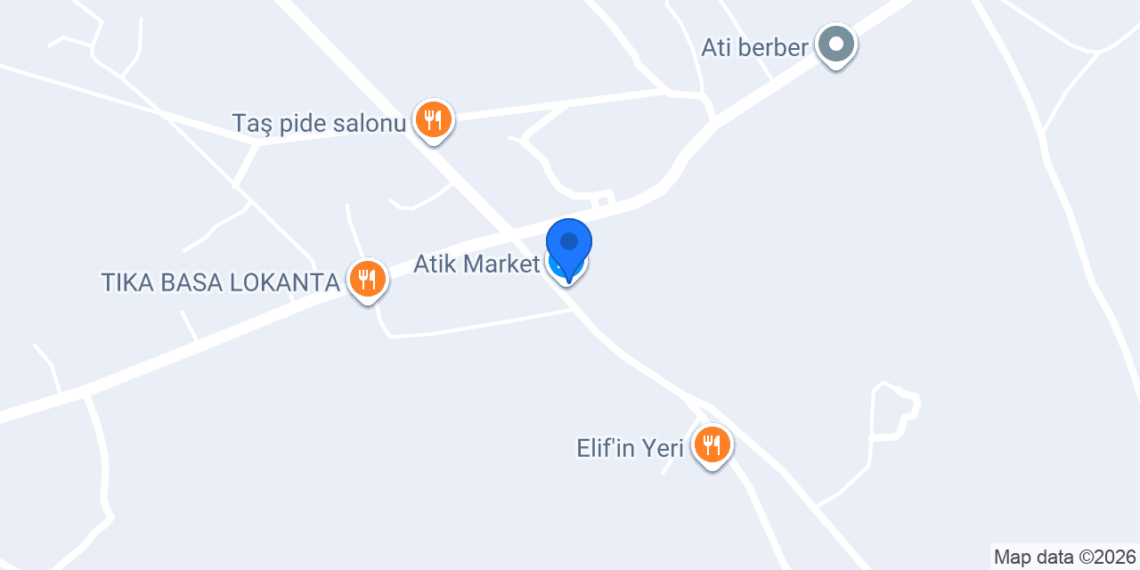 Atik Market konumu