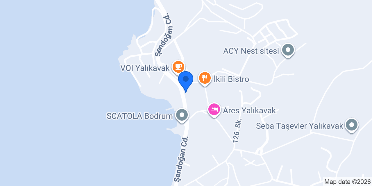 Azur Bodrum konumu