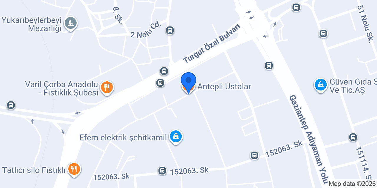 Antepli Ustalar konumu
