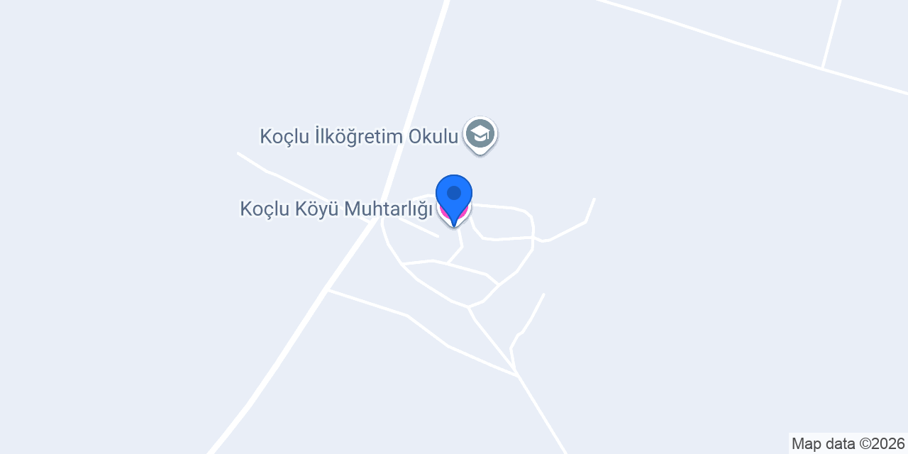 Koçlu Köyü Muhtarlığı konumu