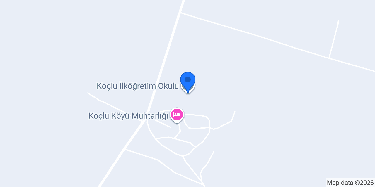 Koçlu İlköğretim Okulu konumu