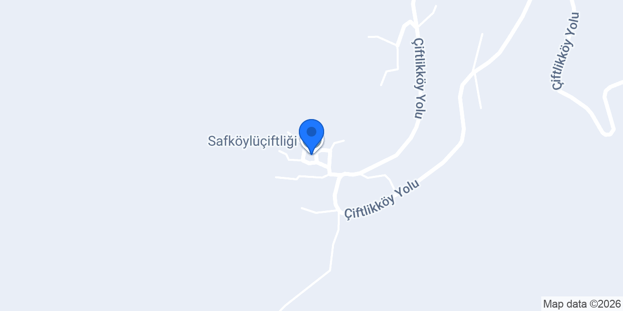 Safköylüçiftliği konumu