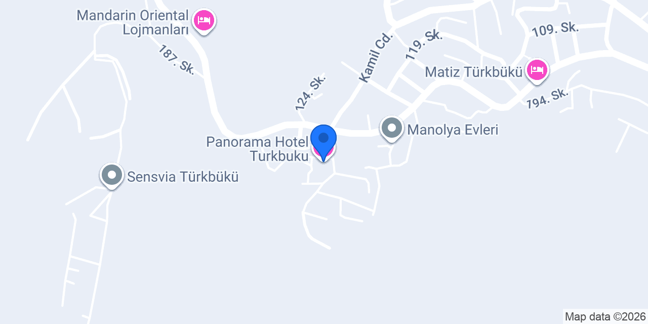 Panorama Hotel Turkbuku konumu