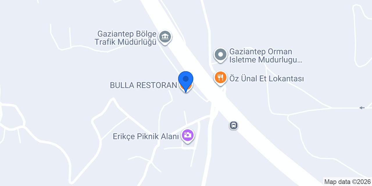 BULLA RESTORAN konumu