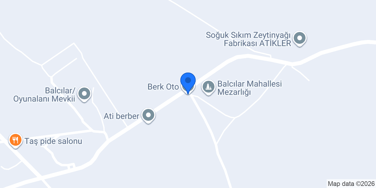 Berk Oto konumu
