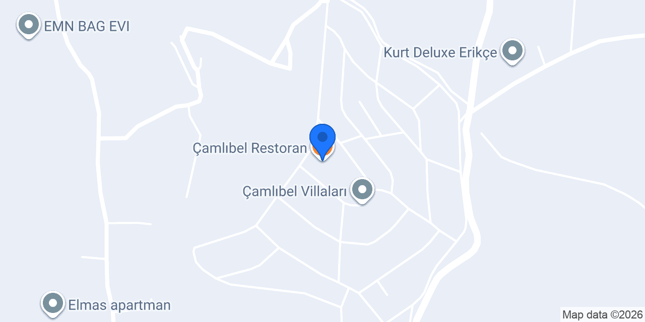 Çamlıbel Restoran konumu