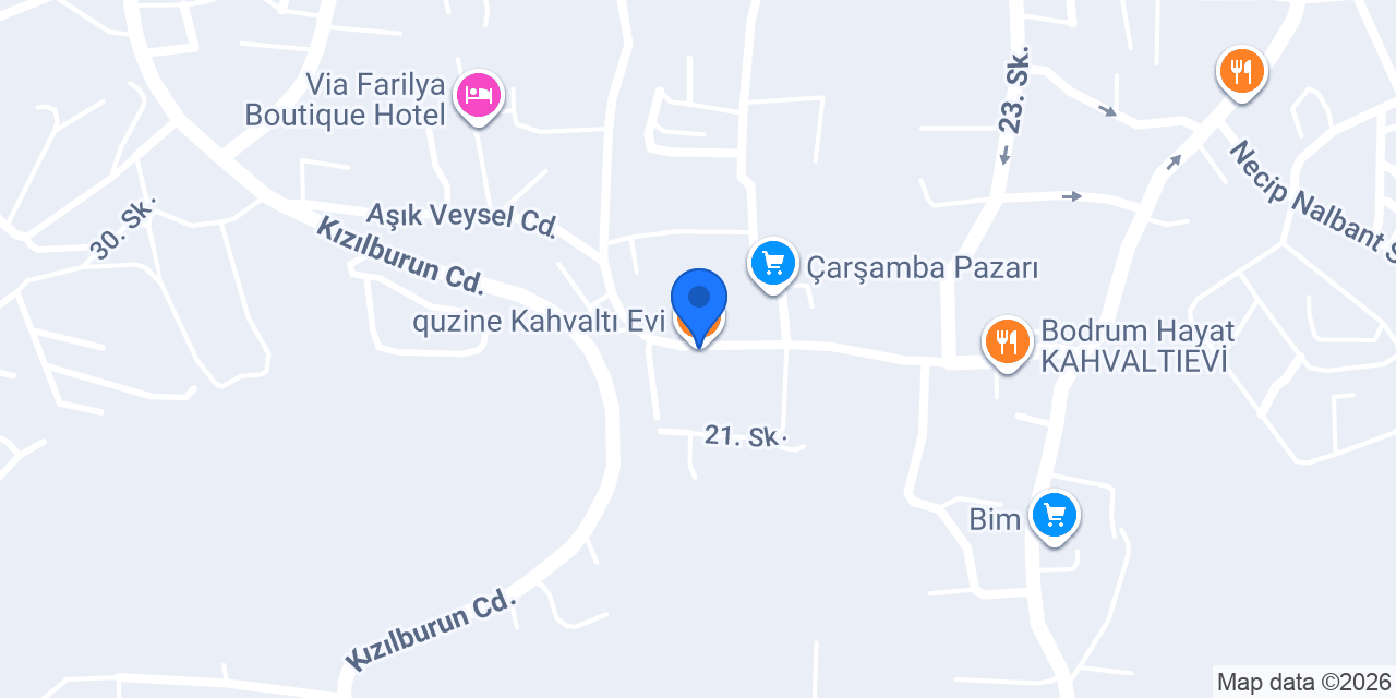 quzine Kahvaltı Evi konumu