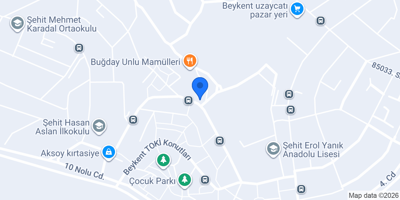 Betül Eczanesi konumu