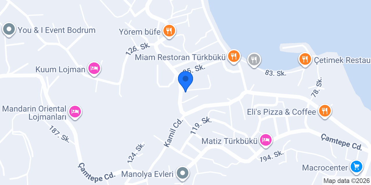 Hörn Türkbükü konumu