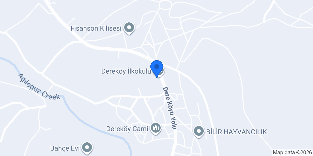 Dereköy İlkokulu konumu