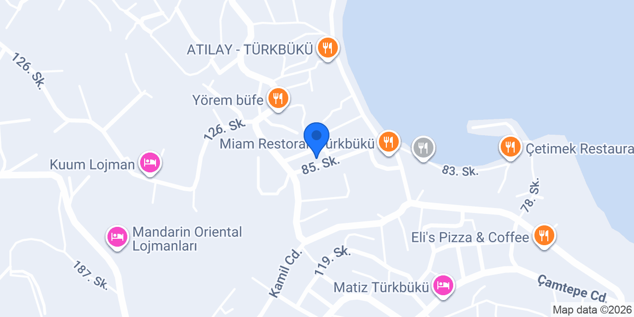 Çetili Suites konumu