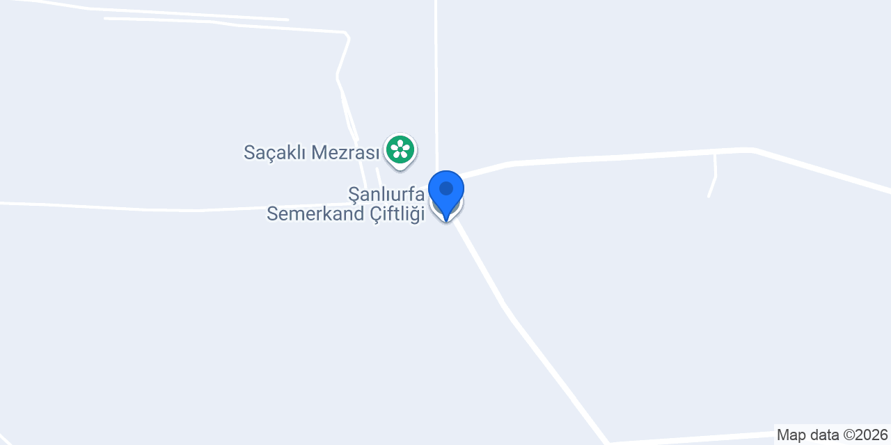 Şanlıurfa Semerkand Çiftliği konumu