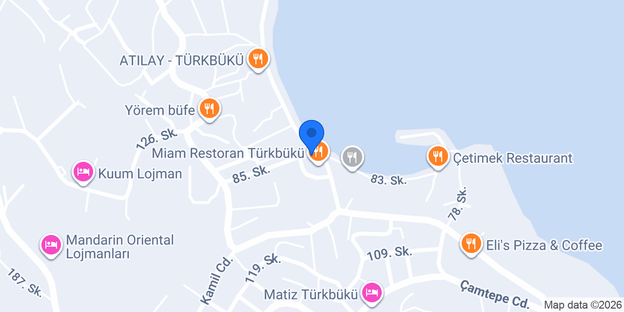 Türkbükü Doğal Dondurma konumu