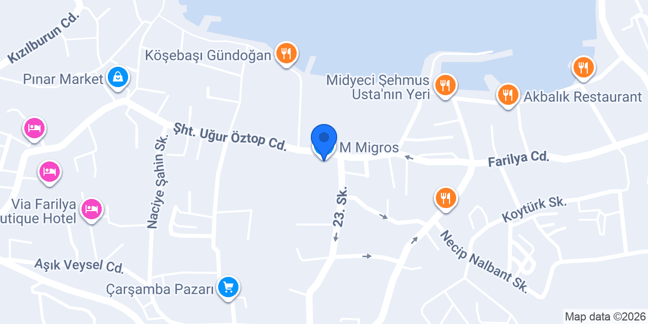M Migros konumu