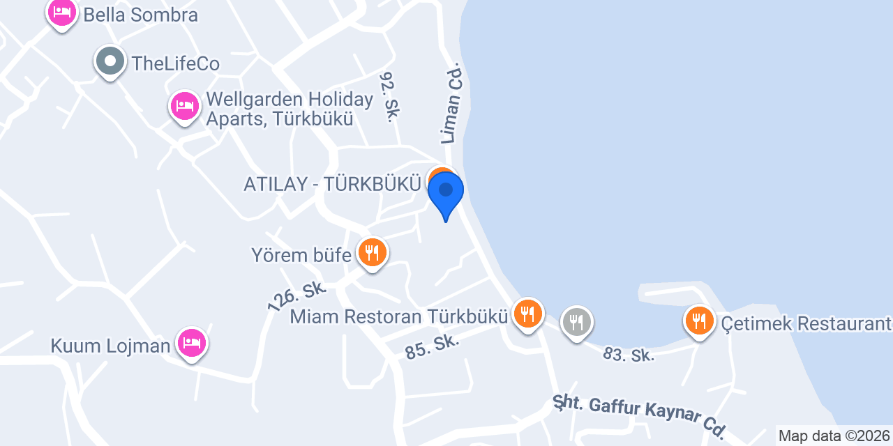 Türkbükü Hocanın Yeri konumu