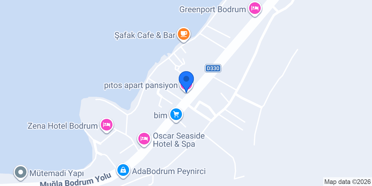 pıtos apart pansiyon konumu