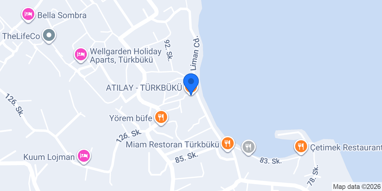 ATILAY - TÜRKBÜKÜ konumu