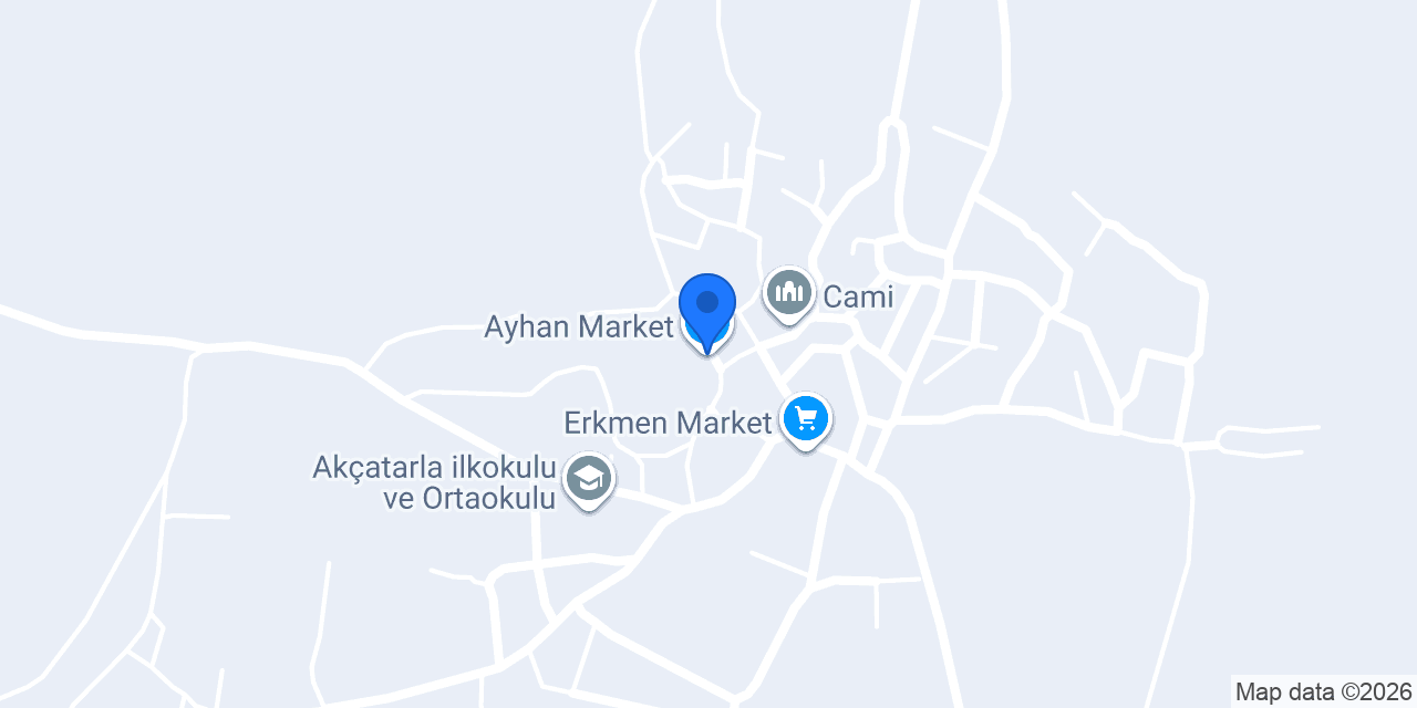 Ayhan Market konumu